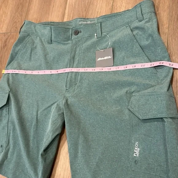 NWT Eddie Bauer Amphib Cargo Shorts Outdoor 38 Waist Athletic Hiking Blue - Picture 7 of 16